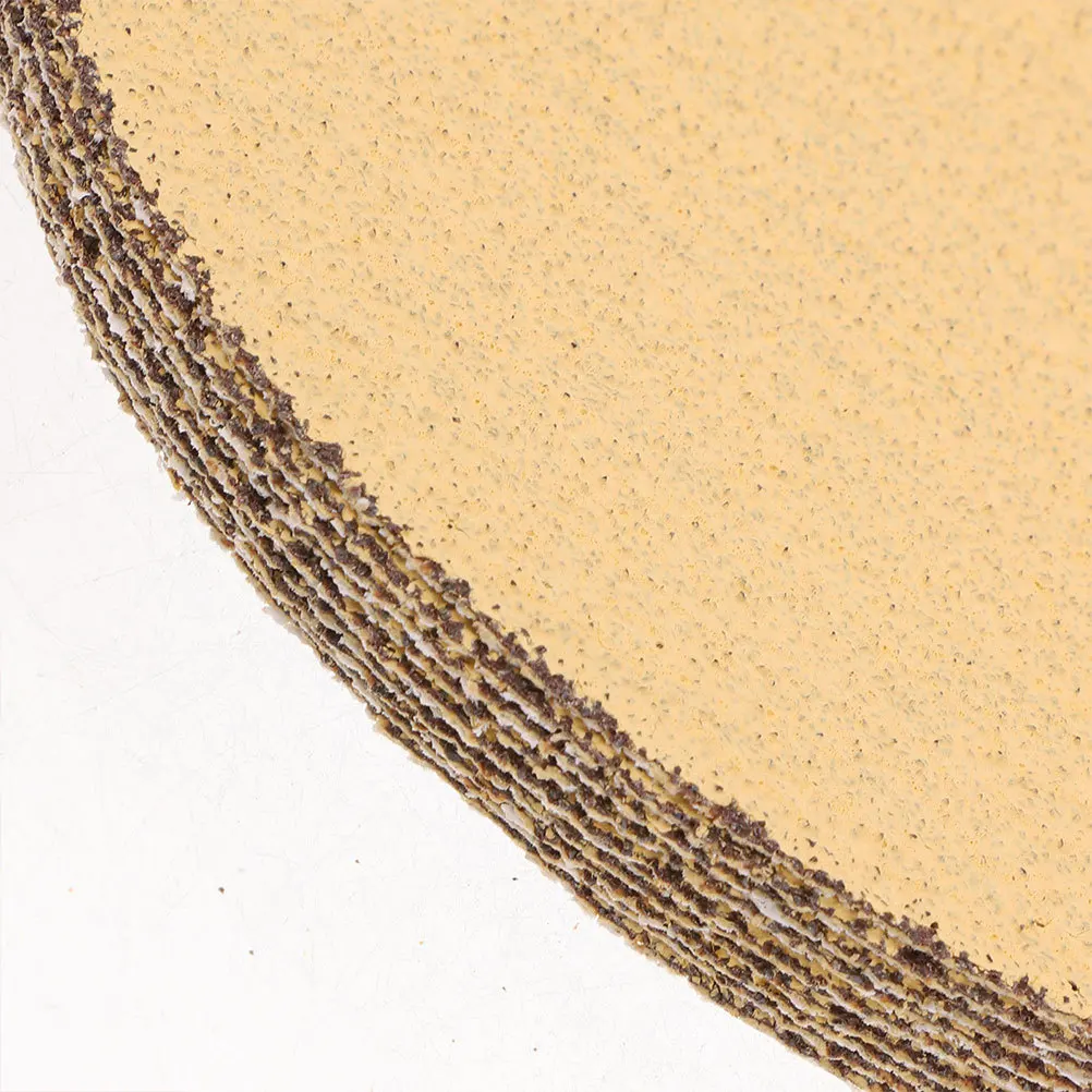 10Pcs Self Adhesive 80 Grit Sanding Discs 6 Inch Round Sandpaper for Drill Sander Efficient Coarse Grinding and Smoothing Pad