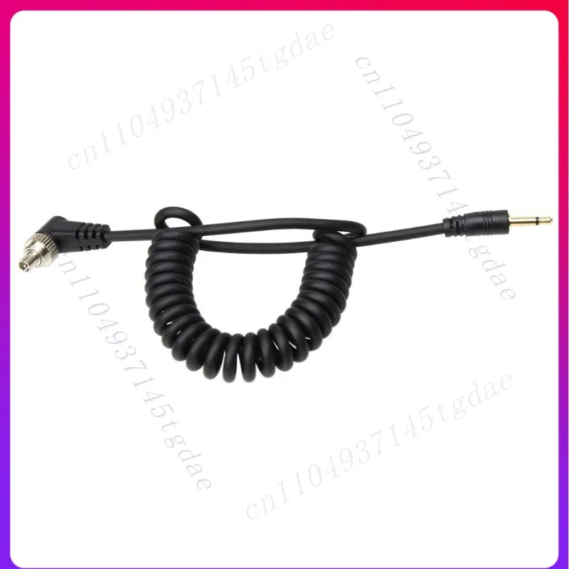 2.5Mm to male flash PC synchronous cable camera flash trigger cable 30-100cm for digital SLR cameras -