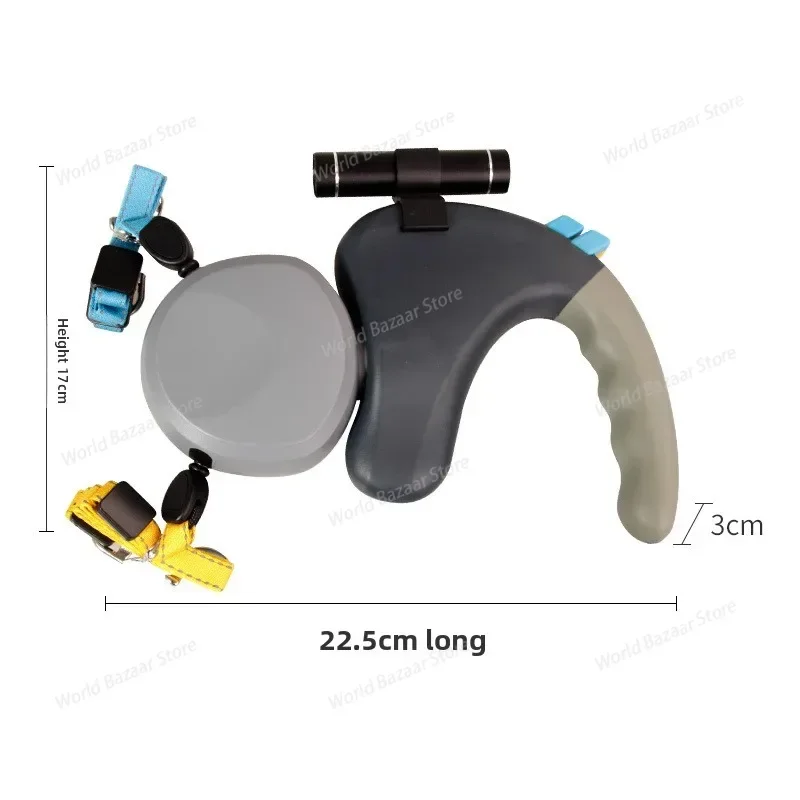 

Двойной поводок для собак, тяговый веревочный ремень для домашних животных, выдвижной для 2 собак, двойной для прогулок с легким вращением, веревка для домашних животных, товары для домашних животных