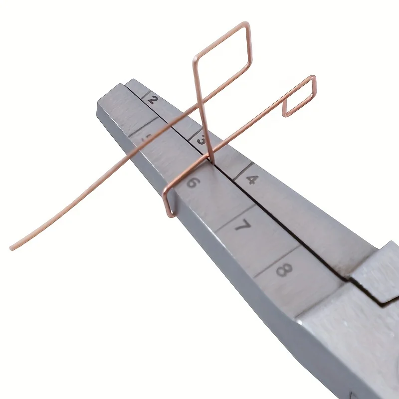 Square Nose Winding Plier with Scales for Create  Square Shapes in Diameters Crafts Jewelry Making Wire Looping Plier