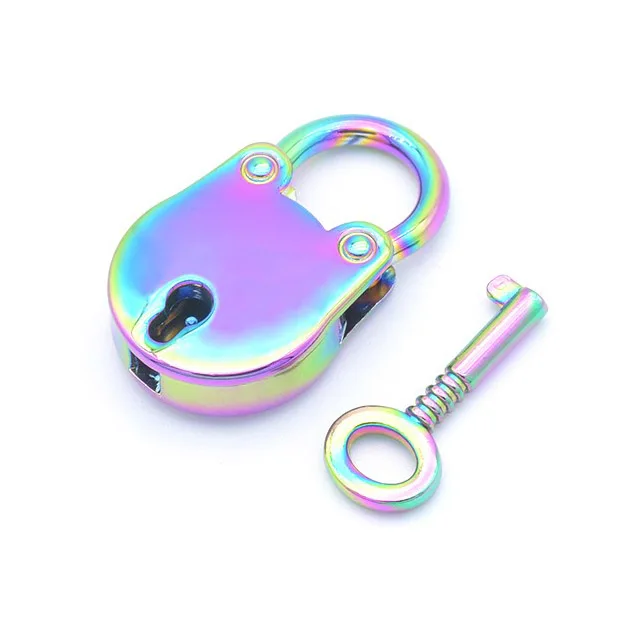 Cute Vintage Luggage Zinc Alloy Decorative Mini with Key Bear Shape Travel Archaize Padlock Bear Head Lock Locks Hardware