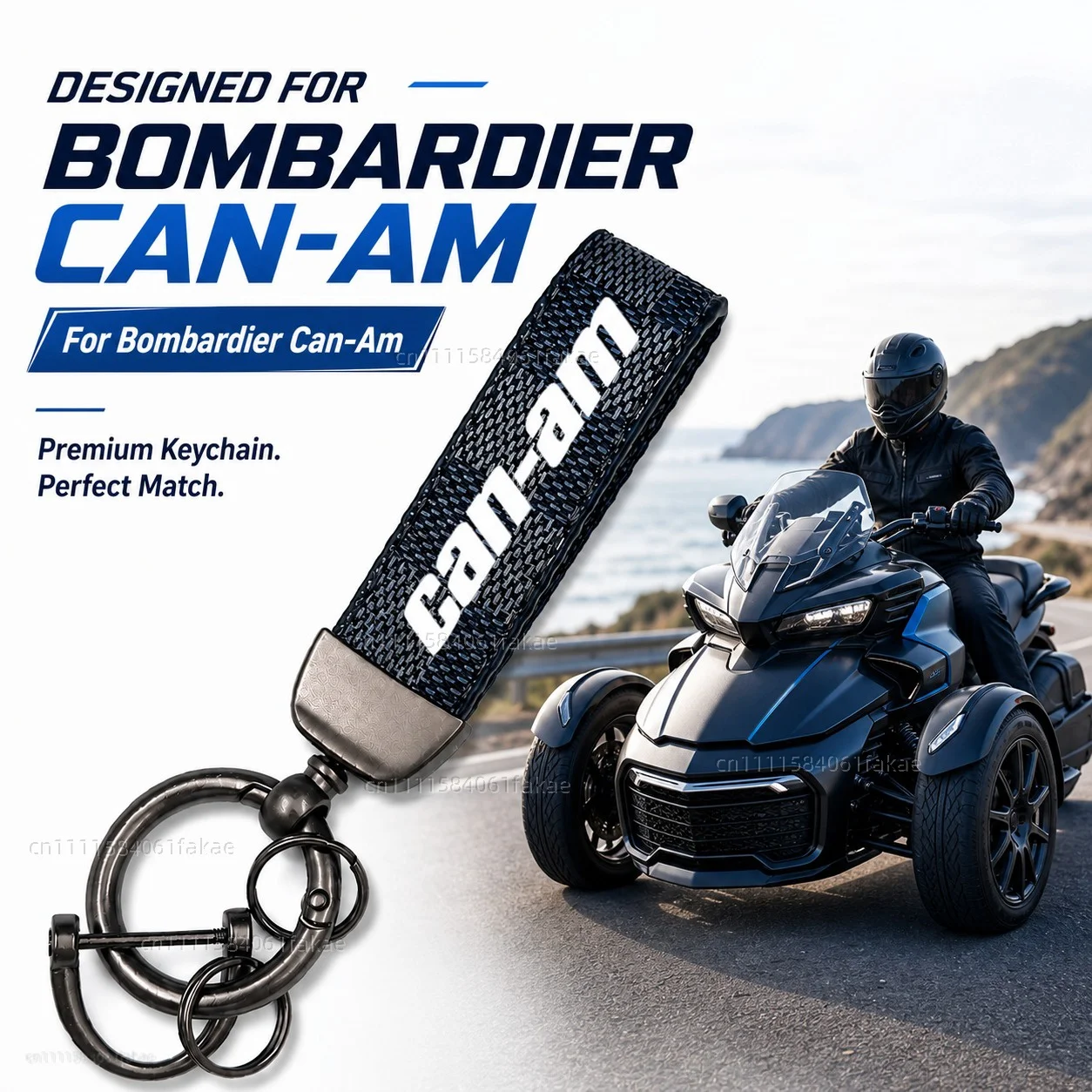 For Can Am Outlander 1000 Ryker 900 Renegade 800 Canam Maverick X3 Spyder Motorcycle Keychain Custom Logo
