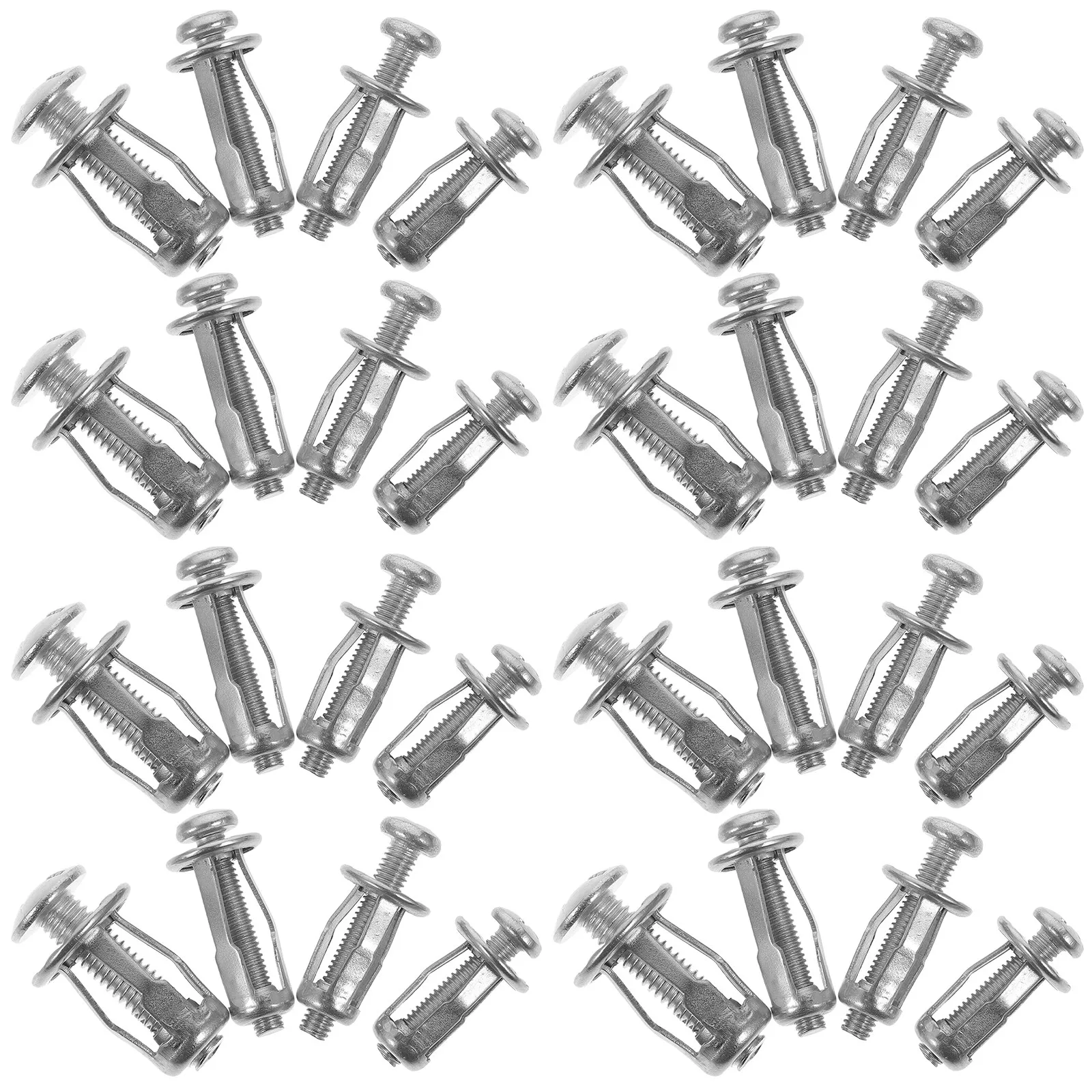 

1Set Car License Plate Screw Nut Set Jack Fixing Petal Expansion Nuts Screw Fasteners Hollow Door Anchor for Steel Iron Plastic