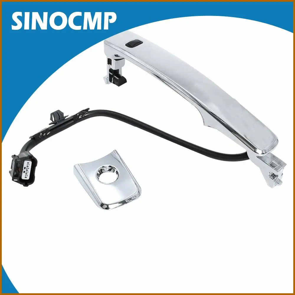 

Front Left Driver Side Chrome Door Handle For 2010-2013 Nissan Rogue With Smart Entry Keyless Replace 80640-CZ31B 80645-CA000