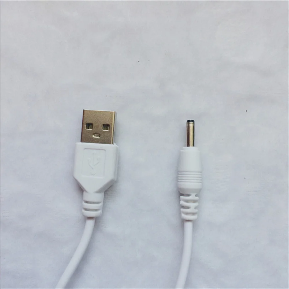 A Male to 3.5 x 1.35 mm Jack DC Power Charger Cable Connector Cord  USB LED Strip Lights Charging Cord