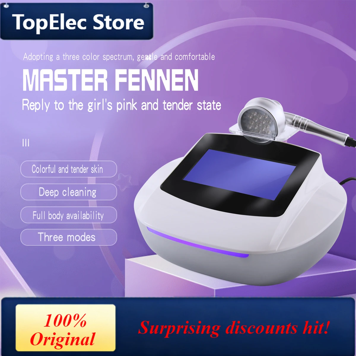 TopElec Electric light wave instrument to dilute melanin and powder breast instrument exclusively for use