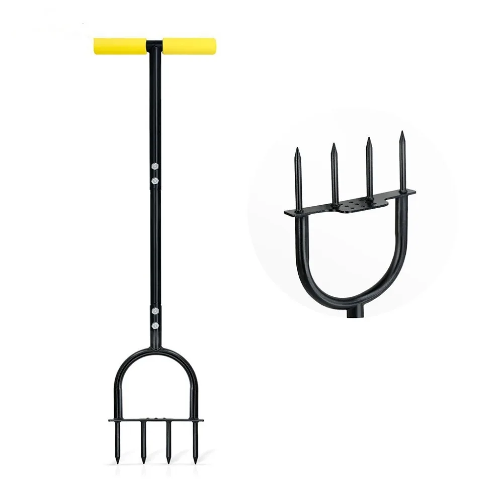 

Solid Materials Garden Aerator Claw Easy To Operate Practical Design Soil Loosener Sturdy Construction