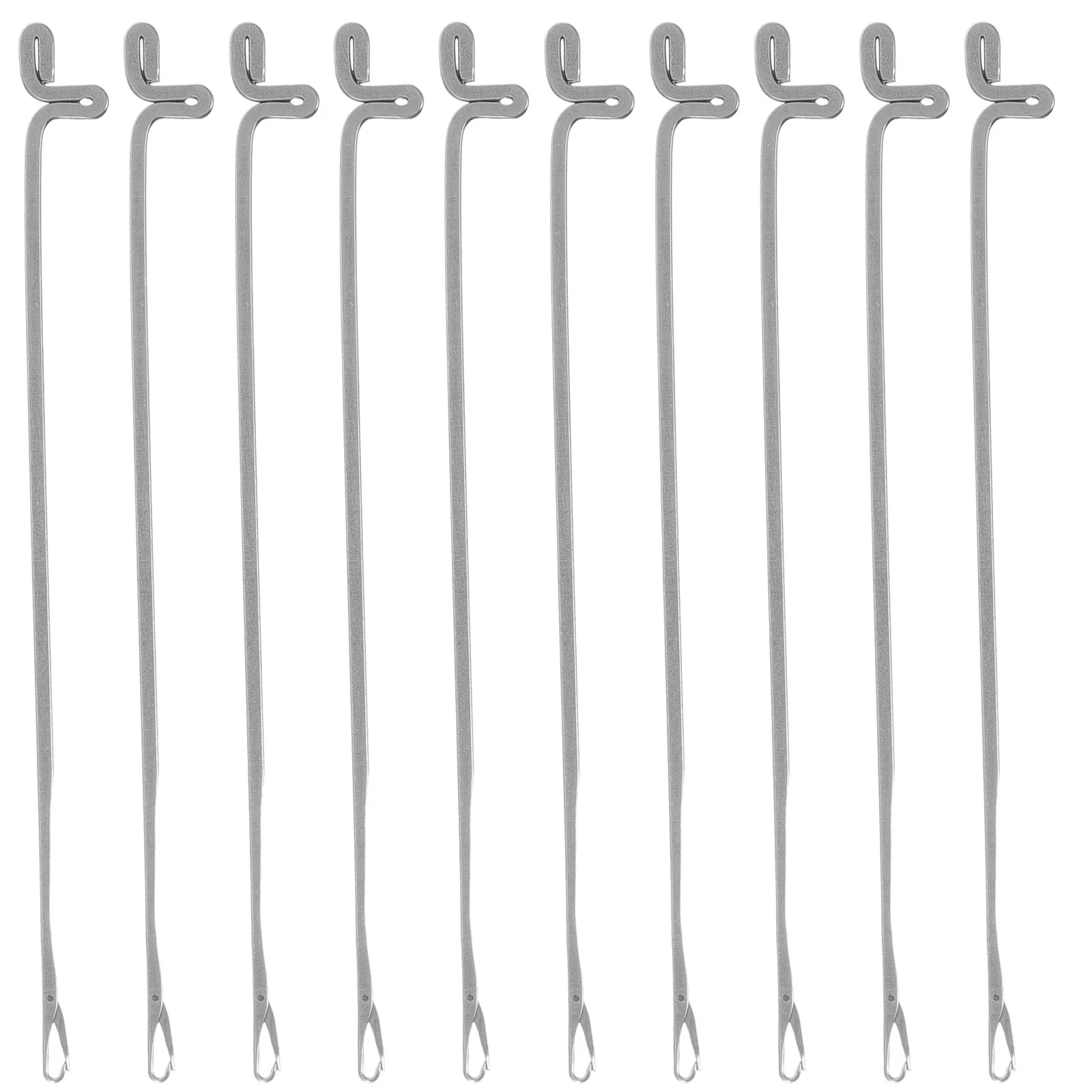 

10pcs Beading Needles Metal Beading Tool Crochet Hooks Crafting Supplies Fine Iron Material Long Needle Jewelry Making Charm