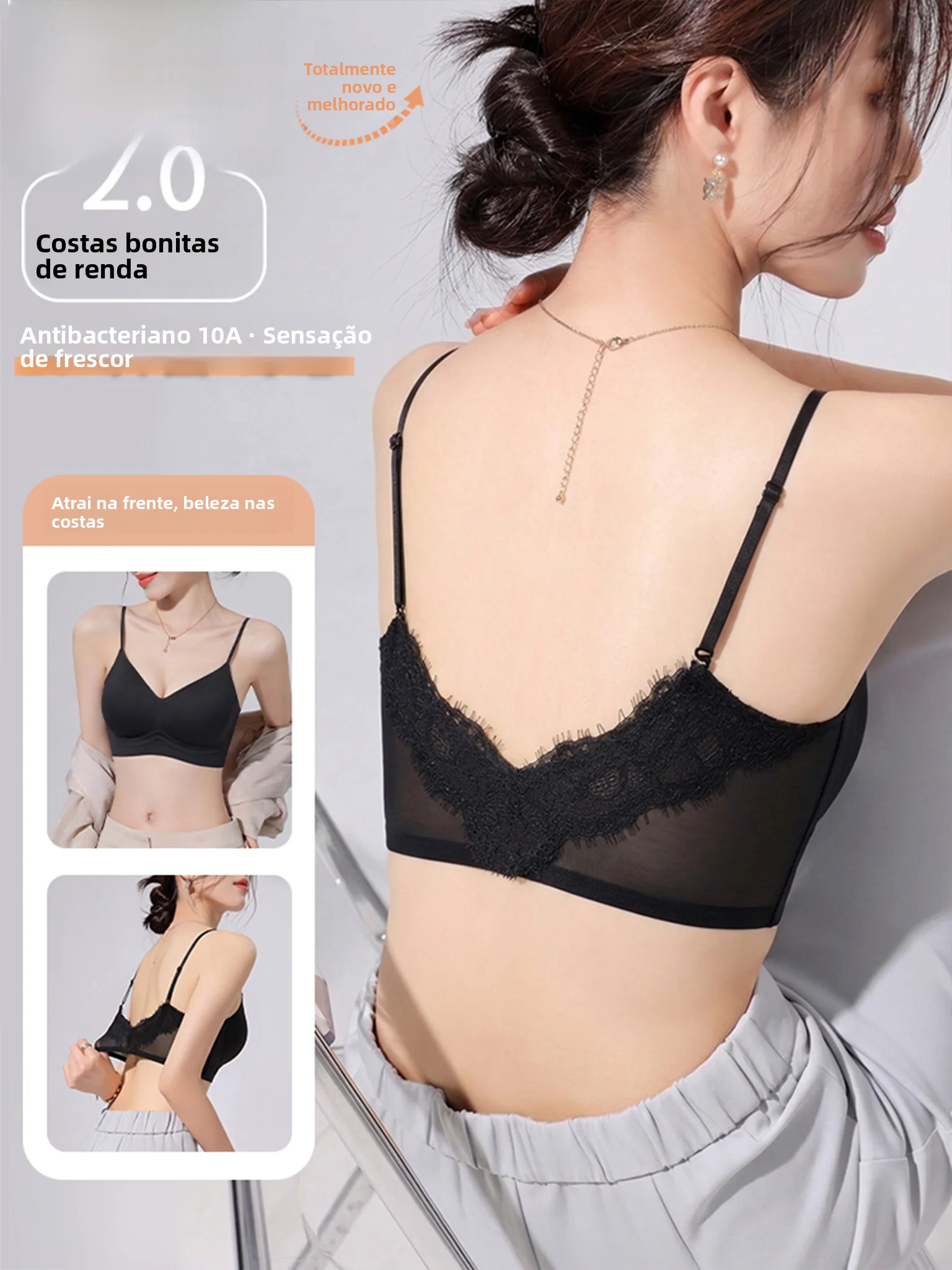 tingmei-summer-ultra-thin-cool-sensation-lace-backless-wireless-bra-women's-underwear-full-coverage-adjustable-straps-soft-su