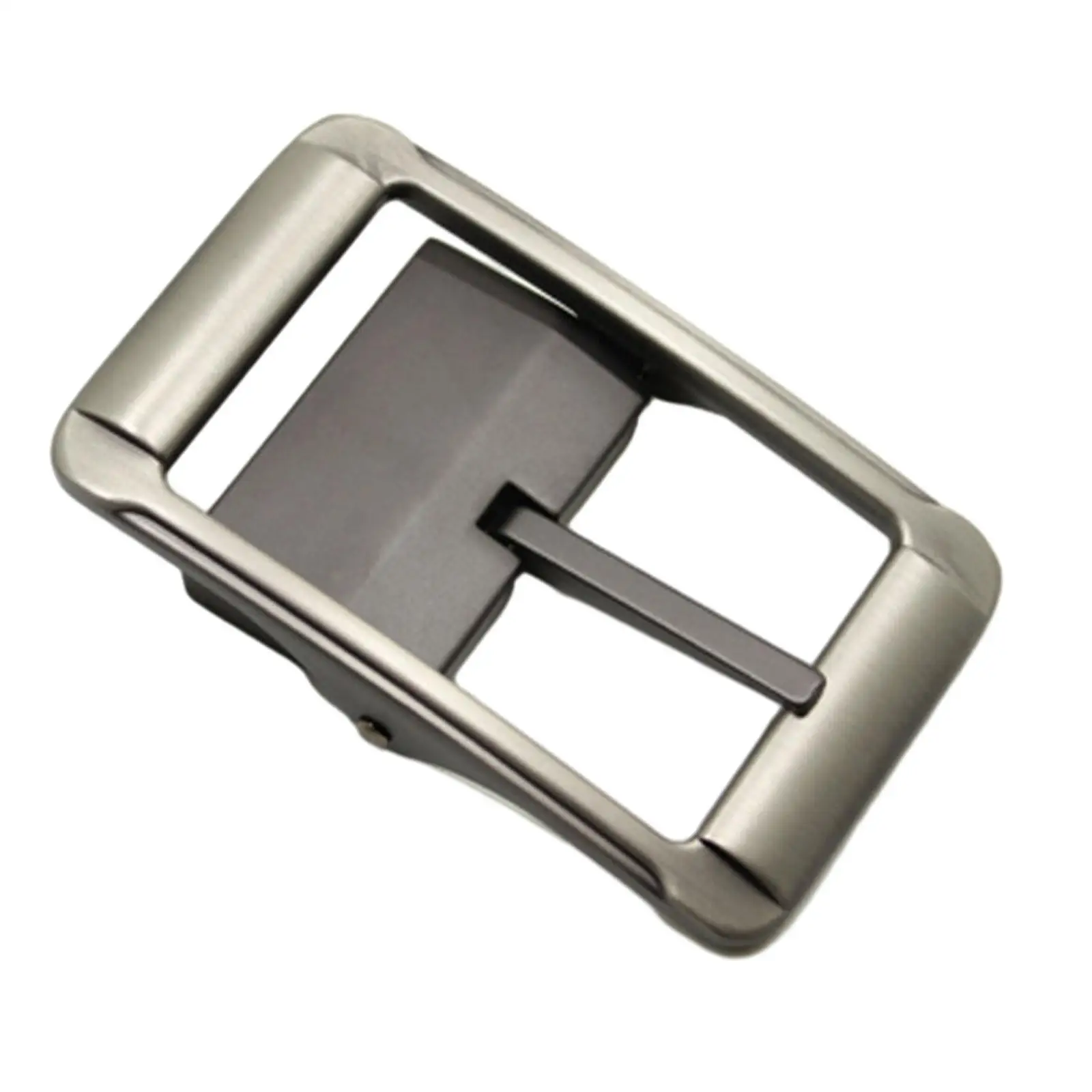 Durable Mens Belt Buckle Replacement Zinc Alloy Single Prong Reversible Design for Repairing Bags and Heavy Duty Leather Belts