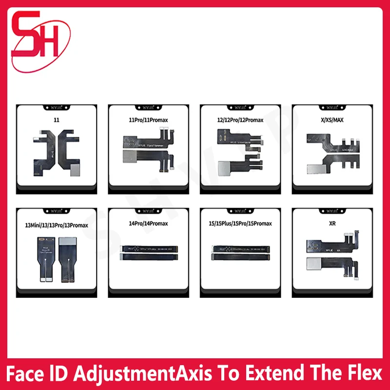 WYLIE Face lD Adjustment Axis To Extend The Flex Dot Matrix Alignment For IPhone X XR XSM 11-15PM Infrared Testing Repair Tools