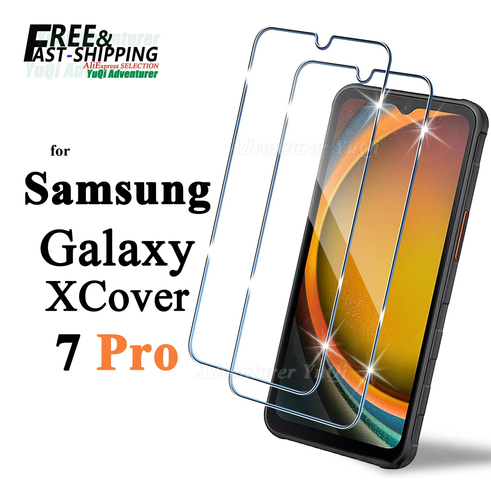 

Screen Protector For Samsung Galaxy XCover7 Pro Tempered Glass HD Crystal High Aluminum 9H Anti Scratch Case Friendly