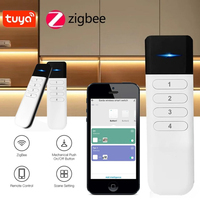 4-Button Wireless Portable LED 12 Scene/Remote Control lighting Switch Compatible For Smart Life Home Assistant Zigbee2MQTT
