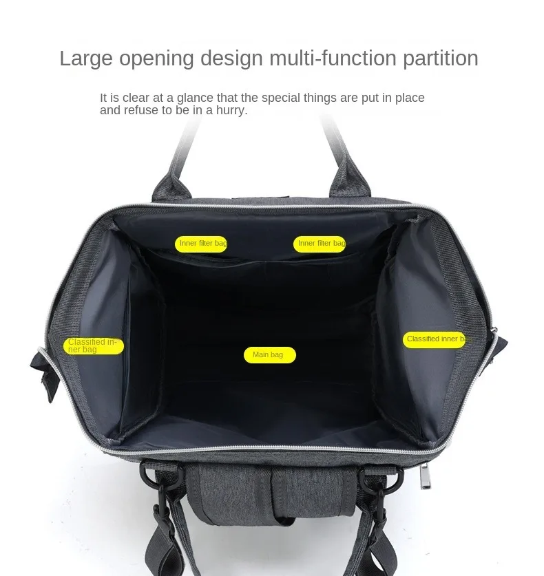 Baby Stroller Hanging Bag Diaper Bag Durable Maternity Backpack Baby Nappy Casual Shoulder Bags Travel Backpacks Outdoor Pack