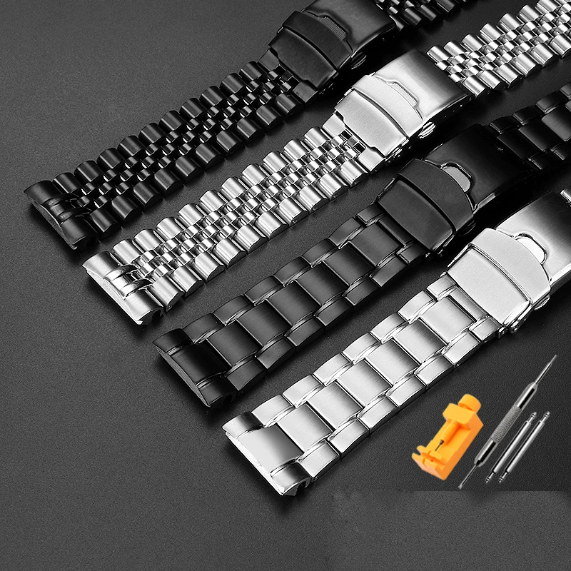 22mm Super Suitable for Seiko SRP777 Turtle watch 316L Solid Stainless Steel Curved End strap SRPA21J1 SRPE99K1 Watch Bracelet