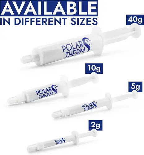 Imagen 2 del producto Grasa térmica de silicona conductora térmica Grizzly Polartherm X8 X10, PT-X8, pasta térmica de refrigeración para tarjeta gráfica de CPU, 2g/5g/10g/40g