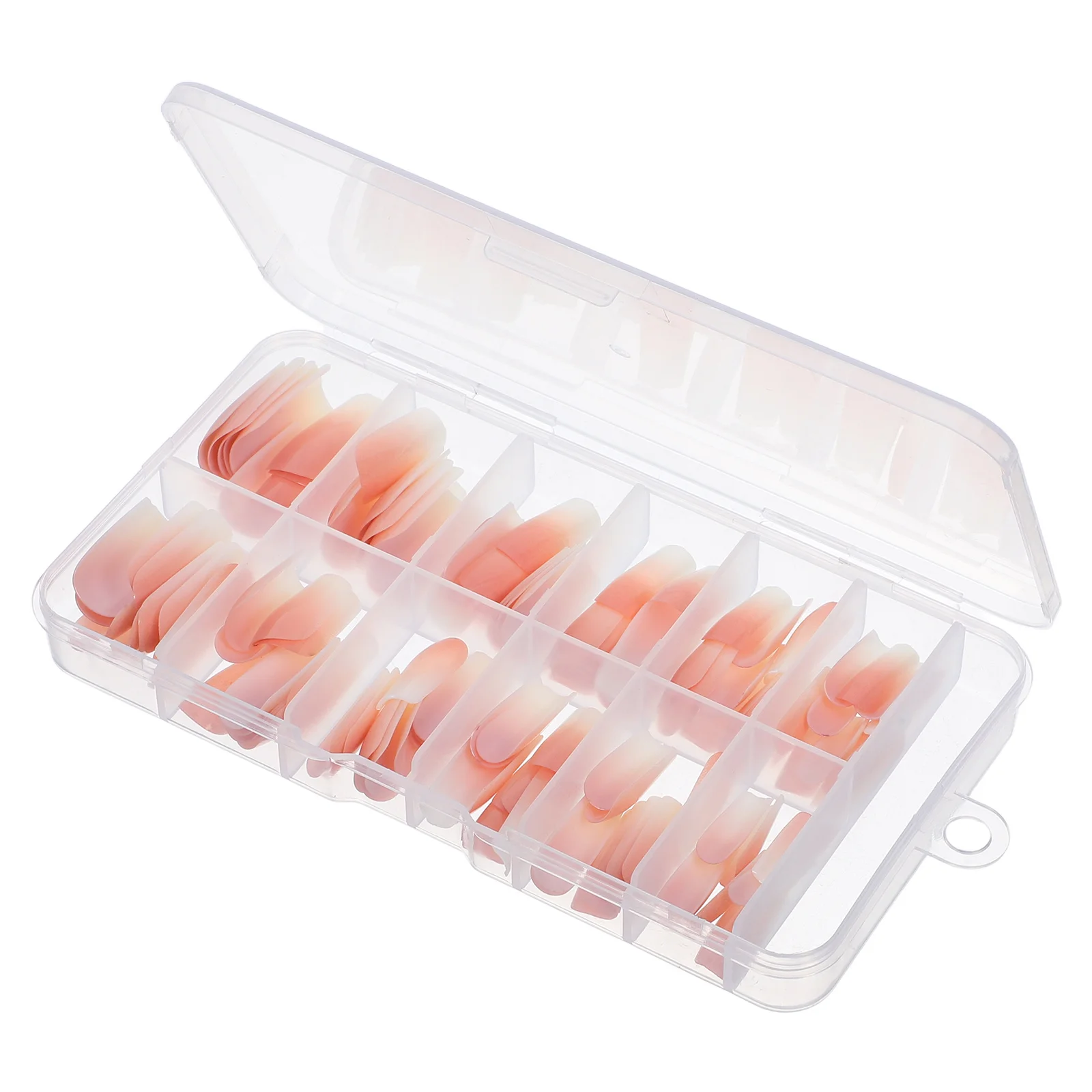 

120Pcs Gradient Press on Nails Short Full Cover Removable Wearable Glue-on Fake Fingernails for Women Girls Instant Manicure