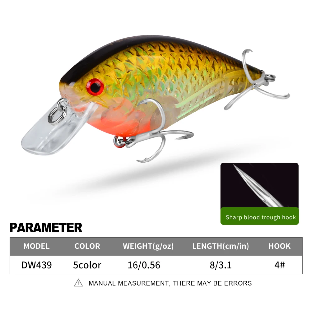 Proberos 10.5g/16g Minnow Wobblers Floating Fishing Lures Minnow Crankbait Artificial Hard Swimbait Fish Lure Pike Wobblers