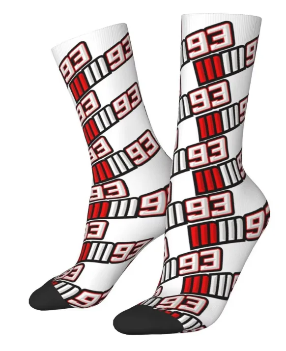 Marc marquez Motorcycle Racer 93 logo Men Women Socks Windproof Beautiful Spring, Summer, Autumn, and Winter Dressing Gifts