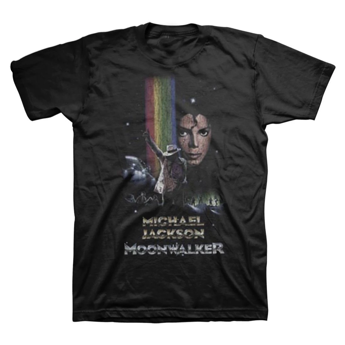 Michael Jackson Moonwalker T-Shirt Cotton Graphic Tee Men Women Summer Streetwear