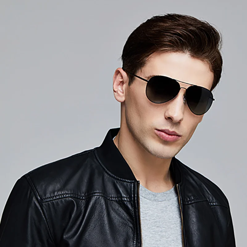 VIVIBEE Metall Polarisierte Sonnenbrille Männer Pilot Spiegel Luftfahrt Fahren Brille Klassische Angeln mit UV400 Frauen Vintage Sonnenbrille – Detail 1