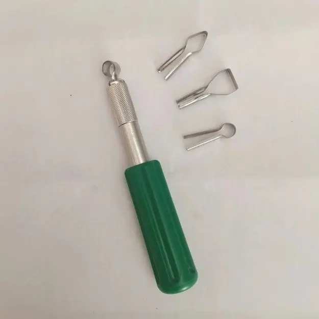 PVC plastic floor construction tools Yin and Yang angle knife one-word round head triangular Yin angle knife Yang angle knife