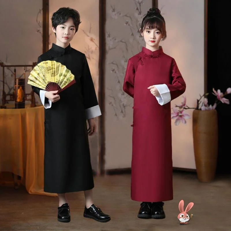

Children's Comedy Costume Gown Performance Clothes Tee f Sentences M And Fem Children Fast Board Steller Dance...