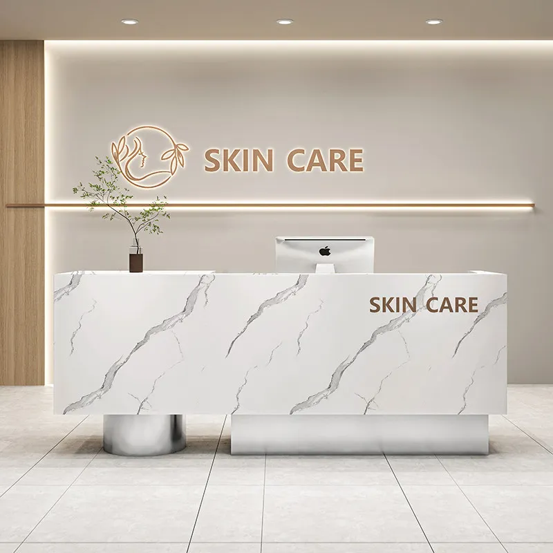 New arrive Commercial Furniture Welcome Hotel Reception Desks Company Restaurant Reception Desks Executive Luxury furniture