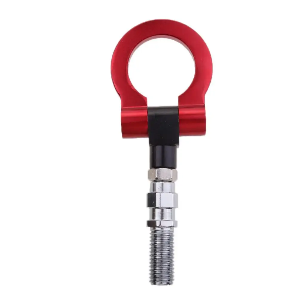 Racing Tow Hook Front Rear Screw Aluminum Alloy for Japanese Cars Tow Ring Adapter Trailer Towing Eye Bolt