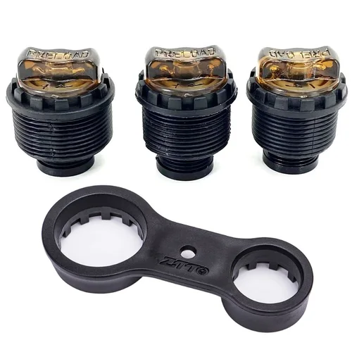 Horquilla delantera de bicicleta precarga XCR XCM XCT 32mm 30mm 28mm estacas horquilla delantera tubo interior Dial Adjustr perilla de ajuste de amortiguación