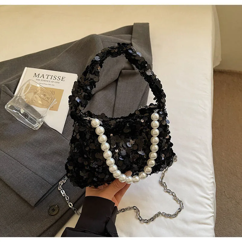 

Новая женская сумка с пайетками, вечерняя сумка, плетеная сумка, клатч с вырезами, женская дорожная сумка через плечо, сумка для отпуска, дамская сумочка