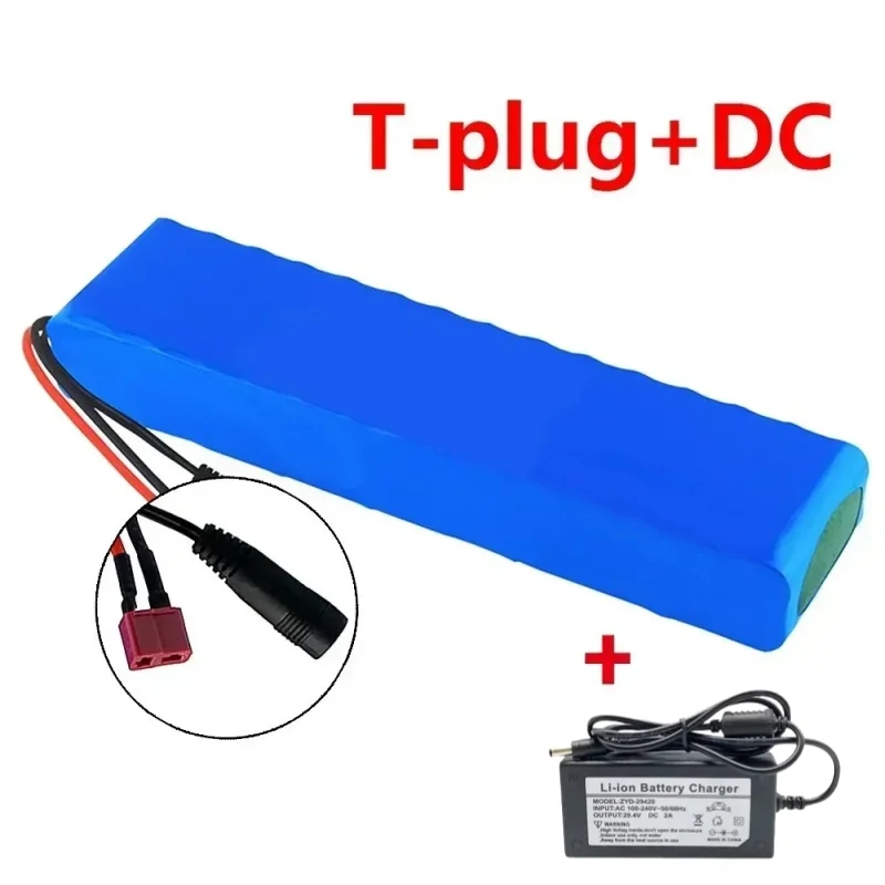 24V 10Ah Oplaadbare Lithium Batterijpakket met Lader Stabiele Energie Hoge Capaciteit Vervanging voor 250W 350W Scooter Aandrijving