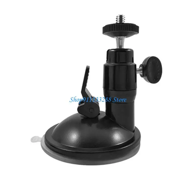 G88D Portable Suction Cup Mount with 1/4 Inch Screw Car Suction Mount for Cameras