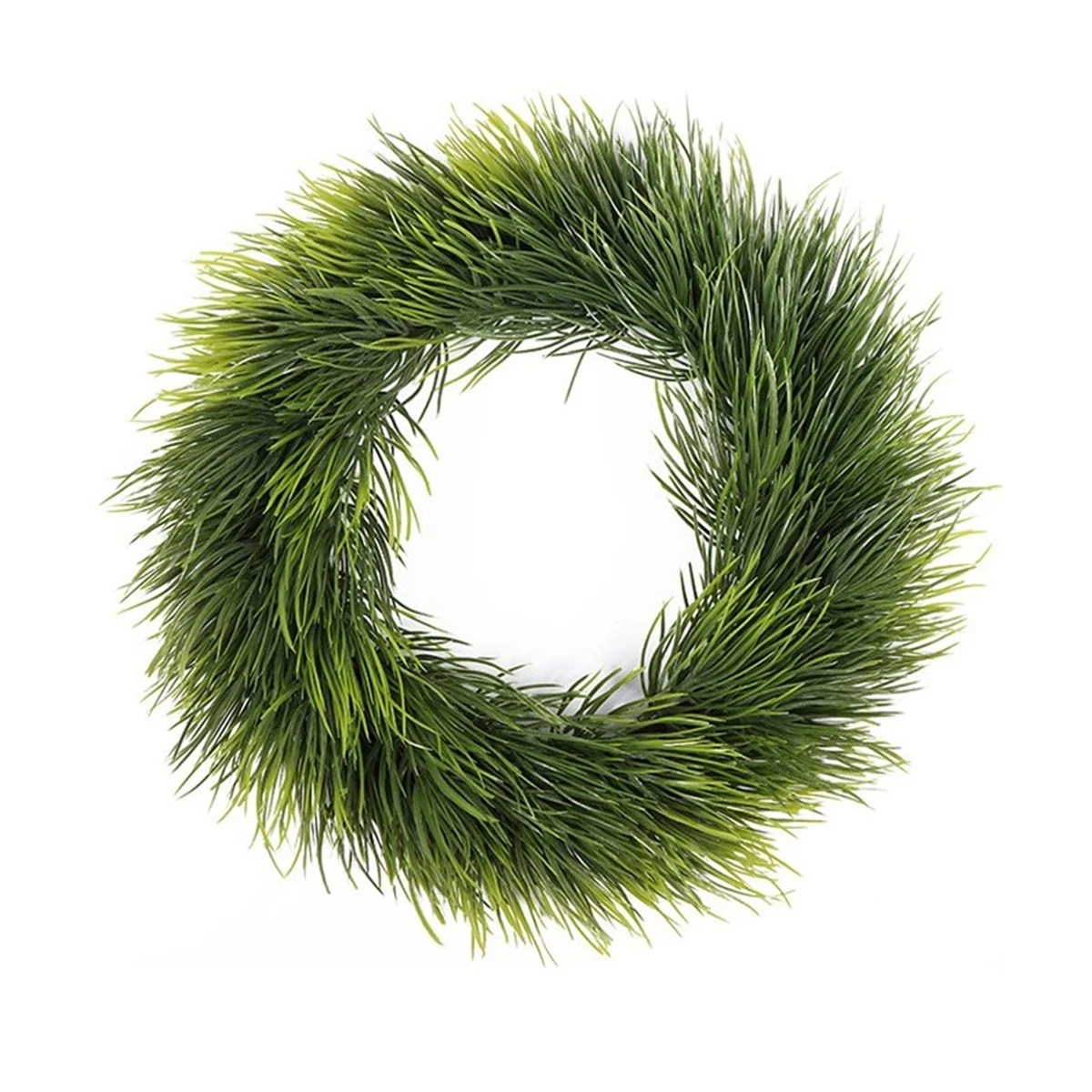 Sleek and Stylish Artificial Green Wreath Designed to Transform Your For Front Door into a Festive Focal Point