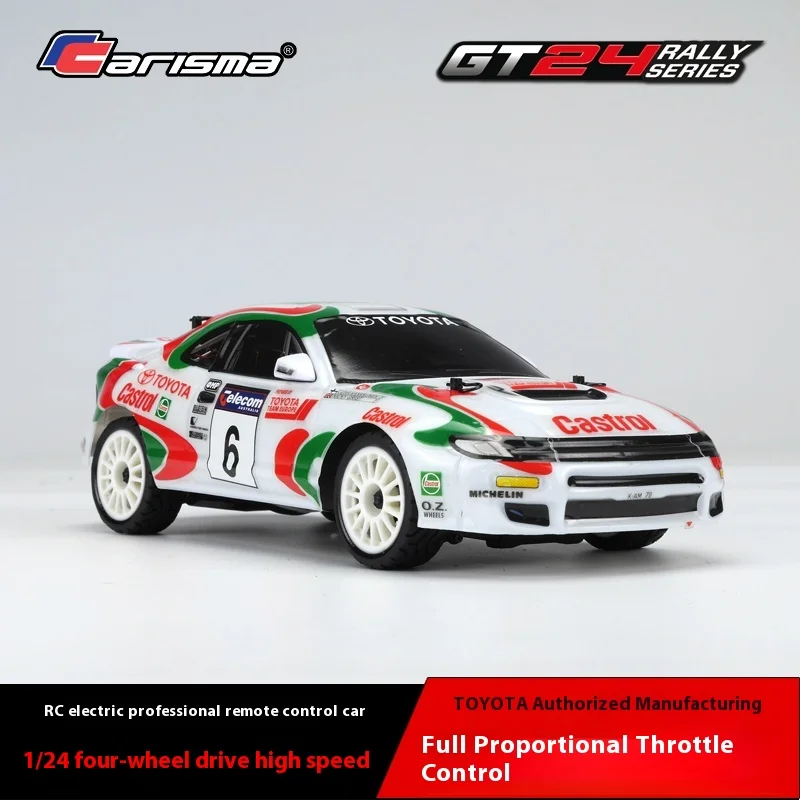 Carisma 1/24 électrique professionnel simulation télécommande voiture RC quatre roues motrices voiture rallye modèle de voiture voiture moustique voiture