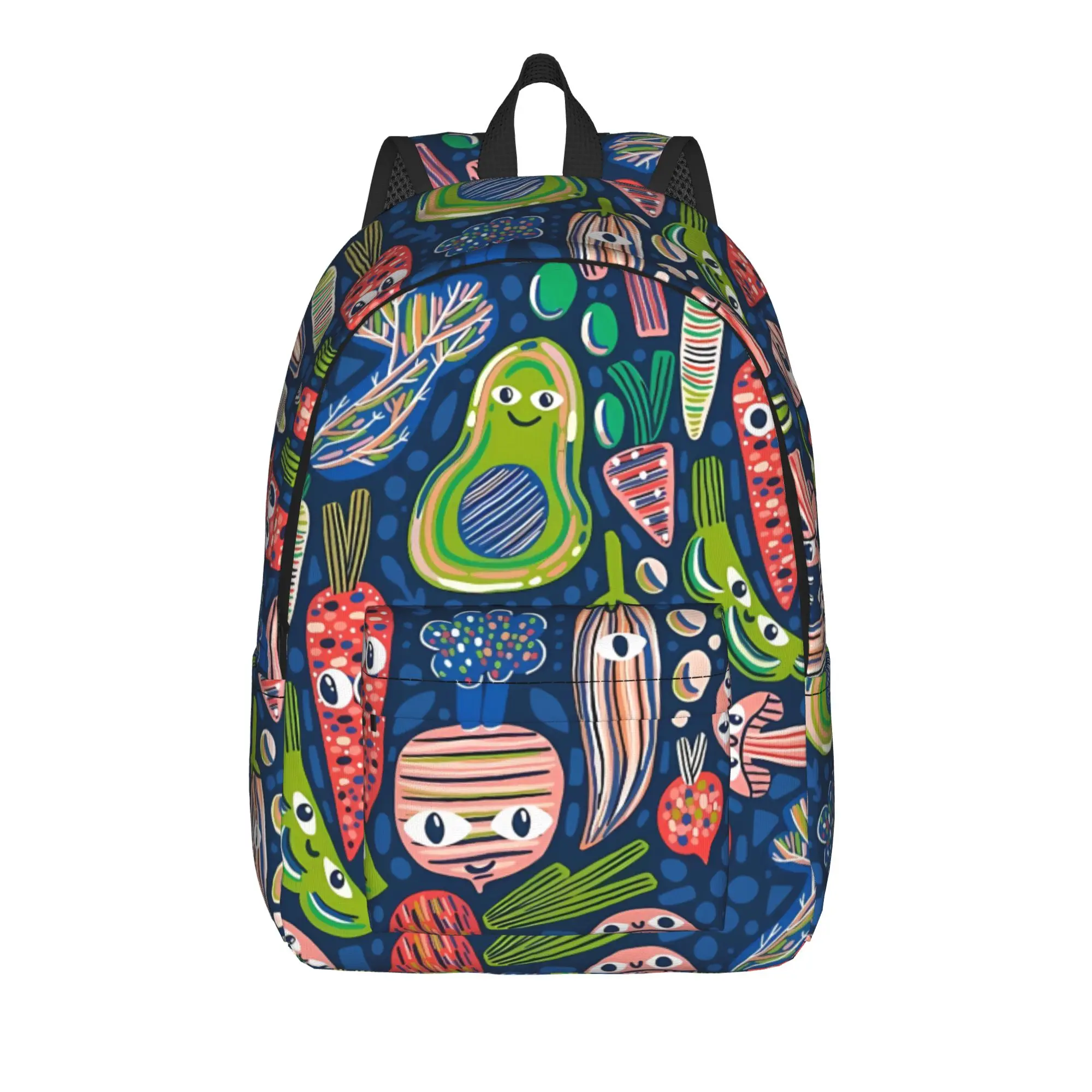 Back To School Backpack Back to school season Crazy Fruits And Vegetables  Fashion Backpack