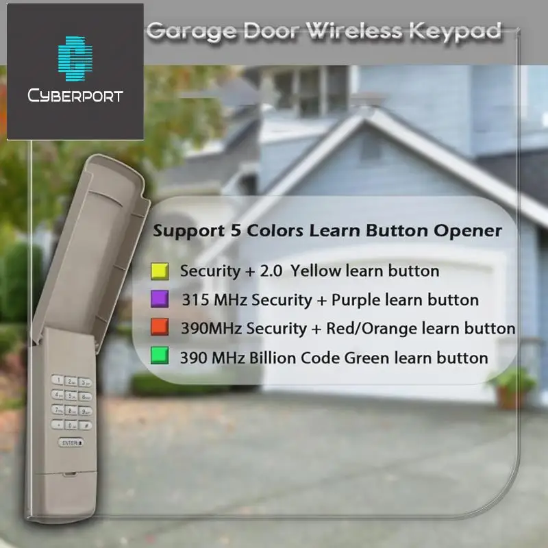 24 時間配達チェンバレン ガレージ ドア オープナー キーパッド & リモート セット (940EV-P2 & 953EV-P2) Security+2.0 Myq、1993 年から現在