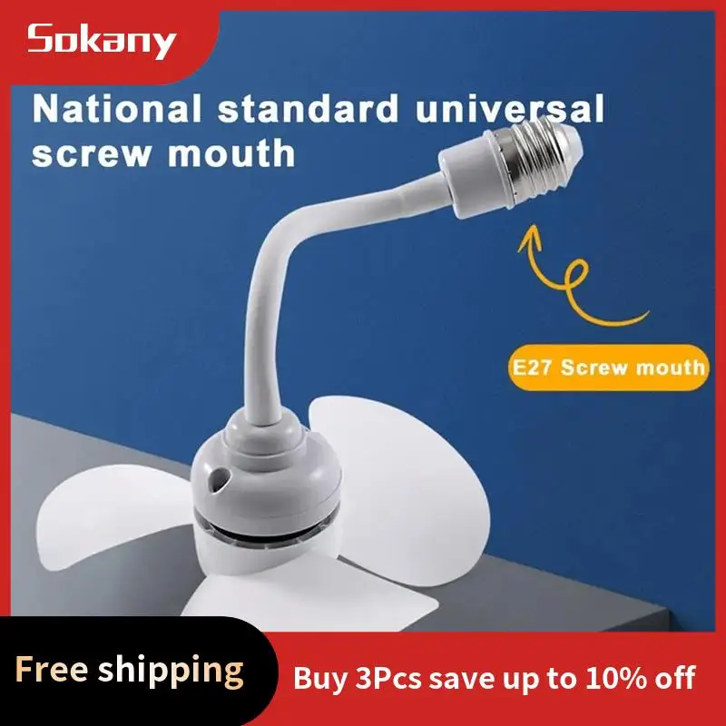 A68m-parafuso no soquete ventilador de teto compacto ventilador refrigerador parafuso no ventilador de refrigeração silencioso pequeno ventilador de mesa para o quarto cozinha estudo