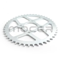 Four-hole rear sprocket 76MM 520 43T/45T, used for ATV, off-road vehicles, karting, motorcycle chain sprocket