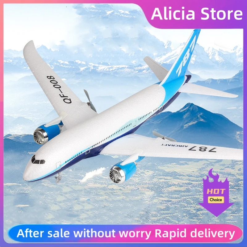 

787 RC Plane Toy EPO Craft Foam Electric Outdoor Remote Control Glider Remote Control Airplane Fixed Wing Aircraft Holiday Gifts