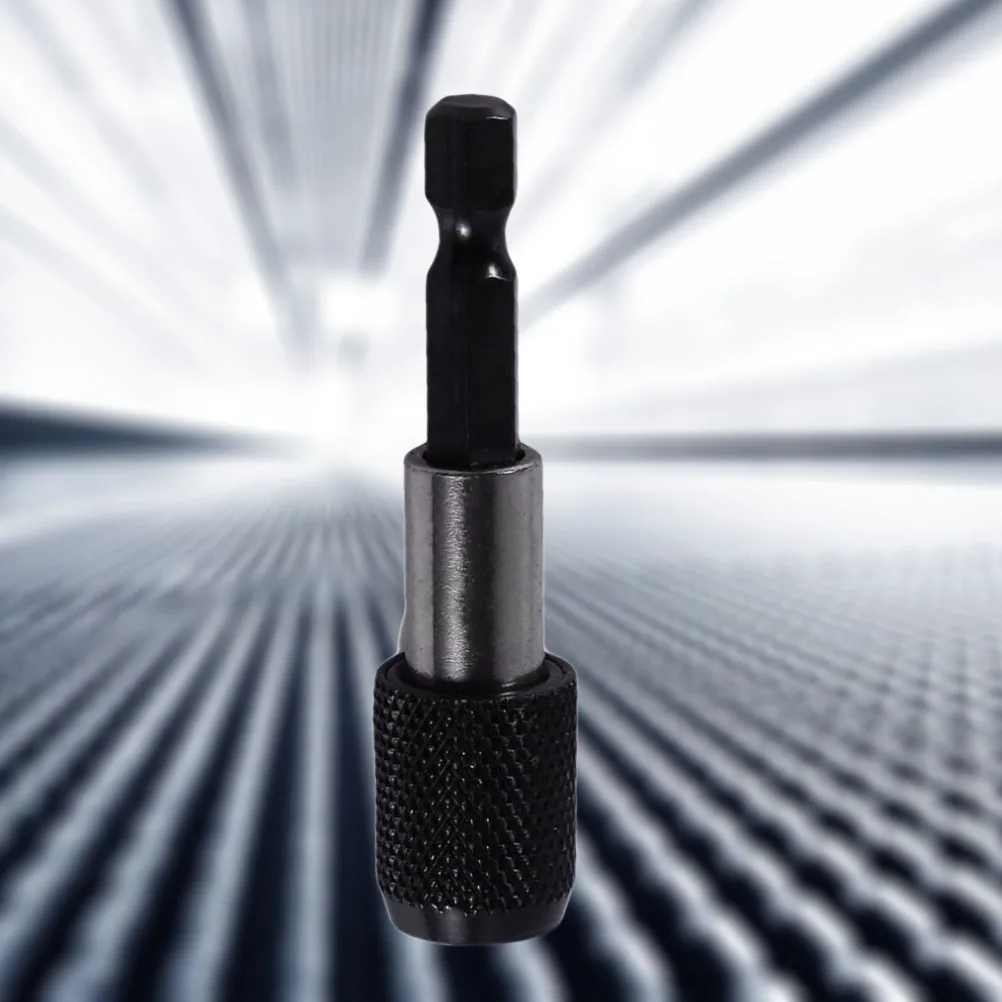 

Hexagonal Handle Extension Rod Magnetic Bit Holder Black Screwdriver Drill 6mm Limit Adjustable Strong Magnetism Bits Conversion
