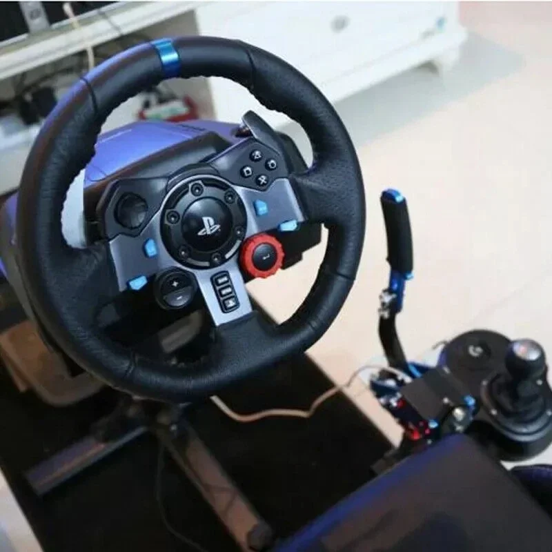 Hot 2021 16Bit USB Handbrake SIM For G25/27/29 T500 PC Racing Games FANATECOSW DIRT RALLY Hand Brake System Red Black Blue