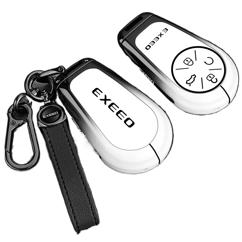

Premium Zinc Alloy Key Cover Case for Exeed Yaoguang CDM/Lanyue International/Wind PHEV/Lingyun (2024) - Key Fob Shell