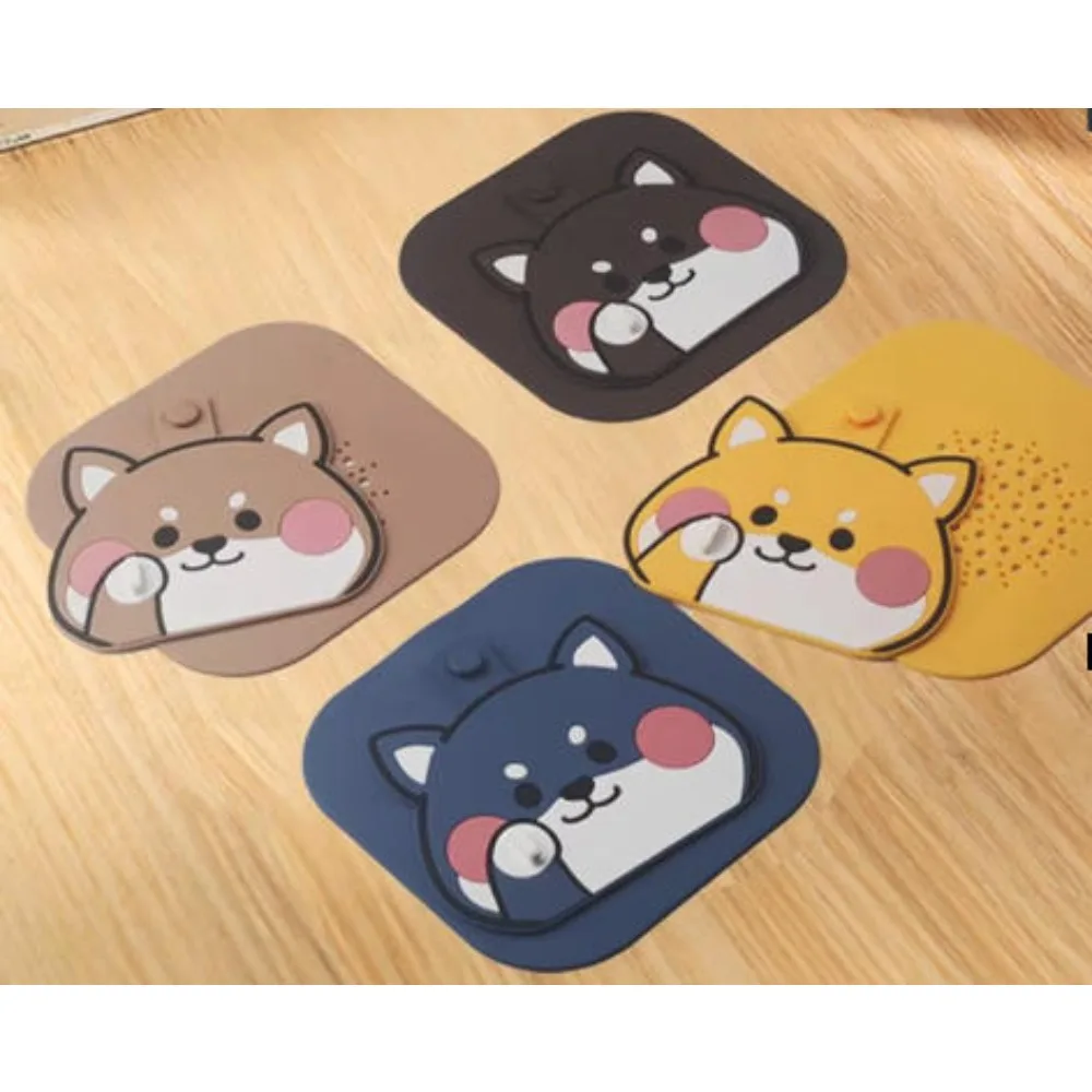Two-in-one Bathroom Floor Drain Deodorant Cover Silicone Pad Sewer Anti-return Odor Bathroom Plug Floor Drain Sticker