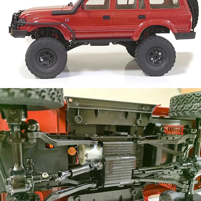 Lc80 Crawler Full Scale 260 Motor Off-road Climbing Vehicle Rc Car kompatybilny z Wpl C54 Land Cruiser 4wd