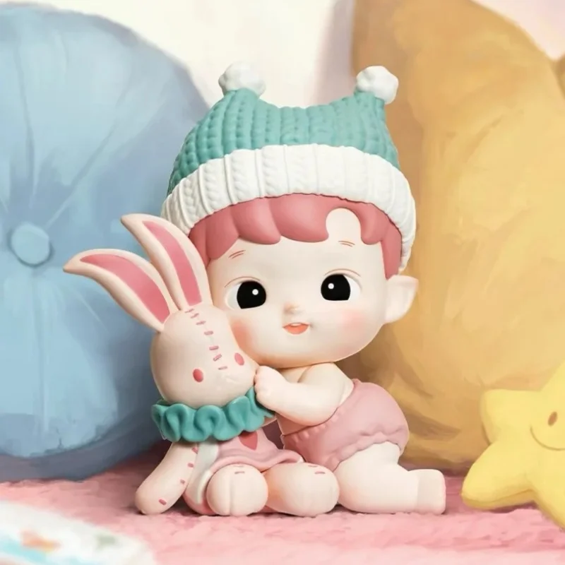 Оригинальная слепая коробка Popmart Hacipupu My Little World Series Mystery Box, милая кукла, настольный орнамент, игрушка, рождественский подарок-сюрприз