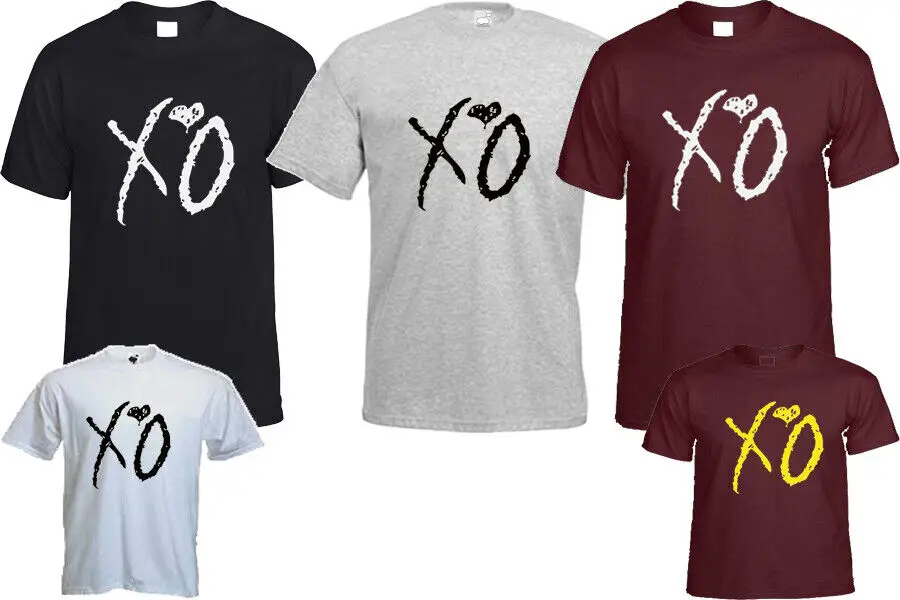 XO THE WEEKND T- SHIRT THE HILL STARBOY DAFT PUNK MUSIC CONCERT CHRISTMAS GIFT