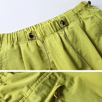 Hommes Streetwear mode ample décontracté léger séchage rapide pantalons de Sport femmes en plein air Techwear Cargo Baggy pantalon garçon fille pantalon 5