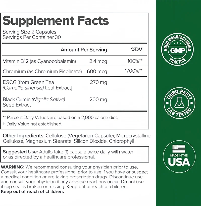 Добавка с зеленым чаем, бордюри, веганские капсулы, витамин B12, антиоксидант, метаболизм, поддержка похудения, таблетки для сжигания жира, детокс