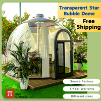Transparent Tent PC Dome Tent Geodesic Lgloo Round Clear House Catering Cabin Hotel Resort Luxury Celebrating Events Tipi